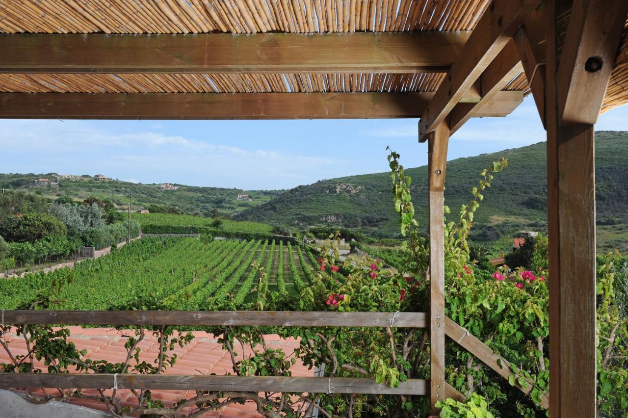 Apartmán Casa Nel Vigneto Con Vista Mare Magomadas Exteriér fotografie