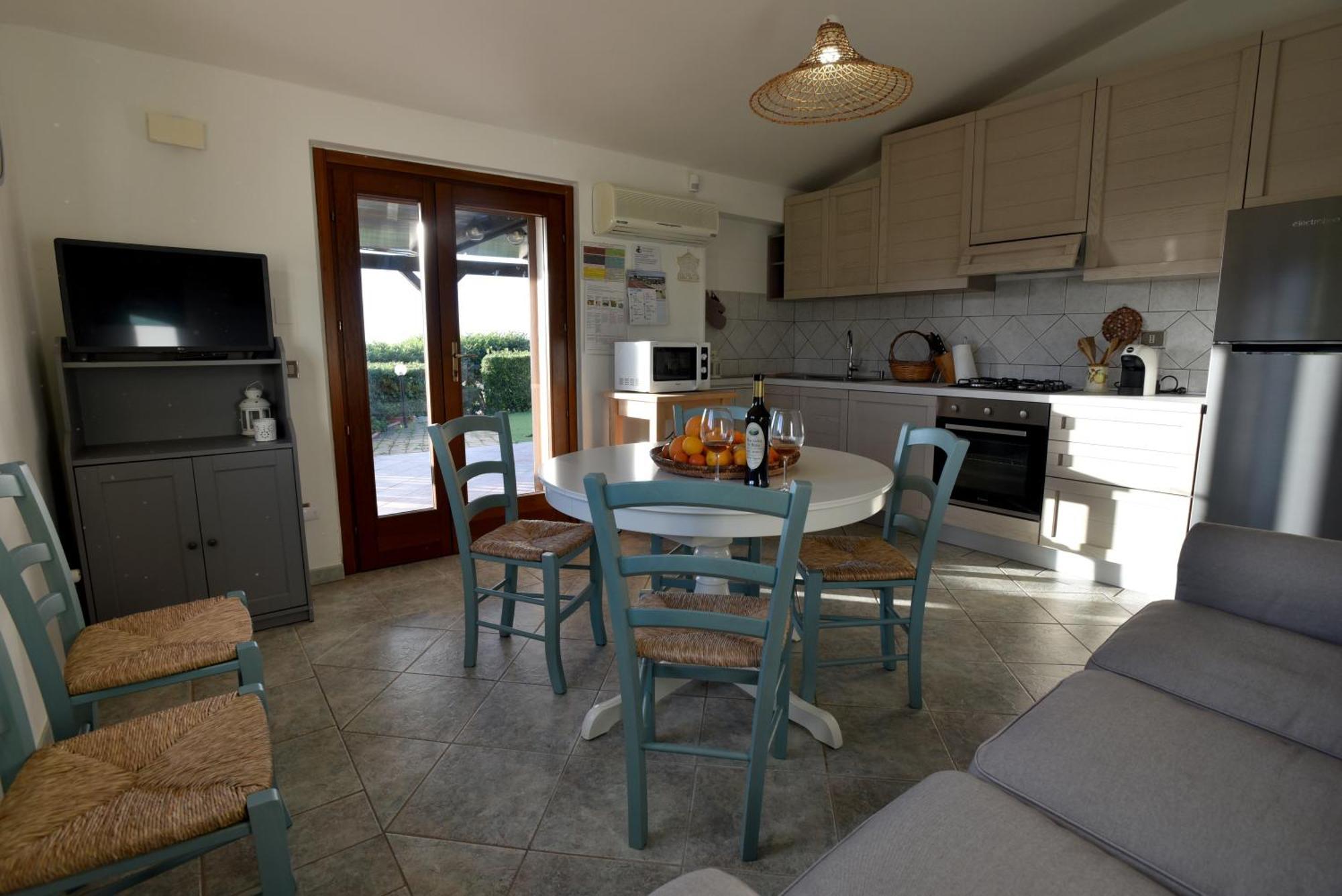 Apartmán Casa Nel Vigneto Con Vista Mare Magomadas Exteriér fotografie